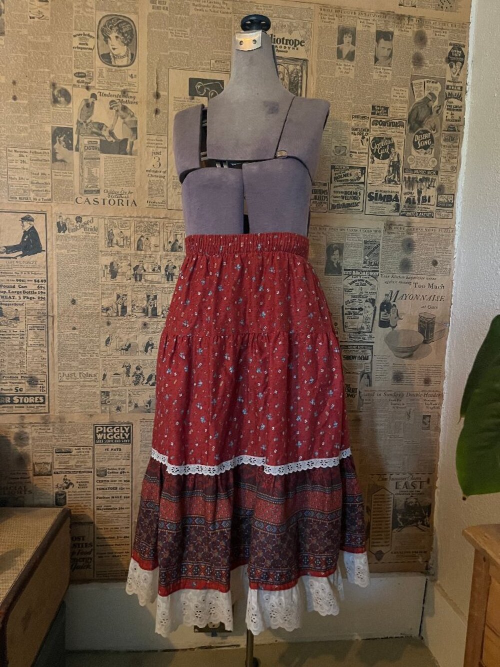Vintage Gunne Sax–Style Prairie Skirt - Picture 2 of 7